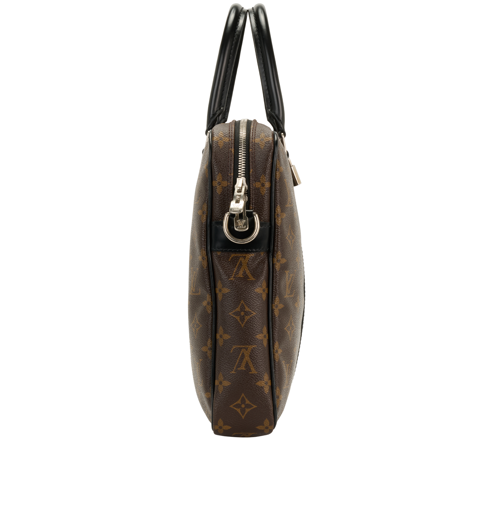 Porte Documents Voyage, &pound;750, Handbags, Brown, Canvas, Side view
